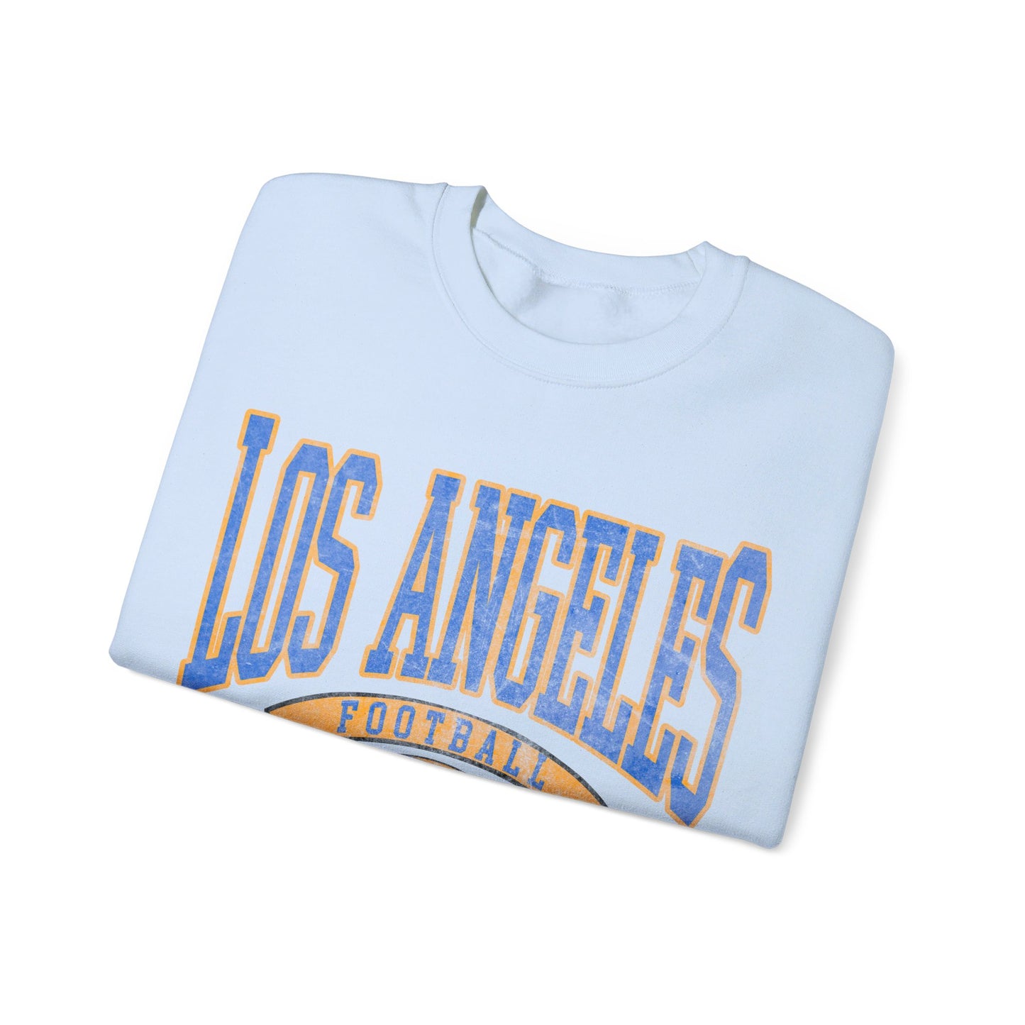 DISTRESSED LOS ANGELES FOOTBALL CREWNECK SWEATSHIRT