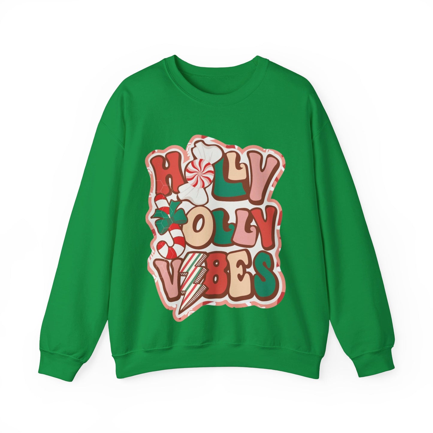 HOLLY JOLLY VIBES CREWNECK SWEATSHIRT