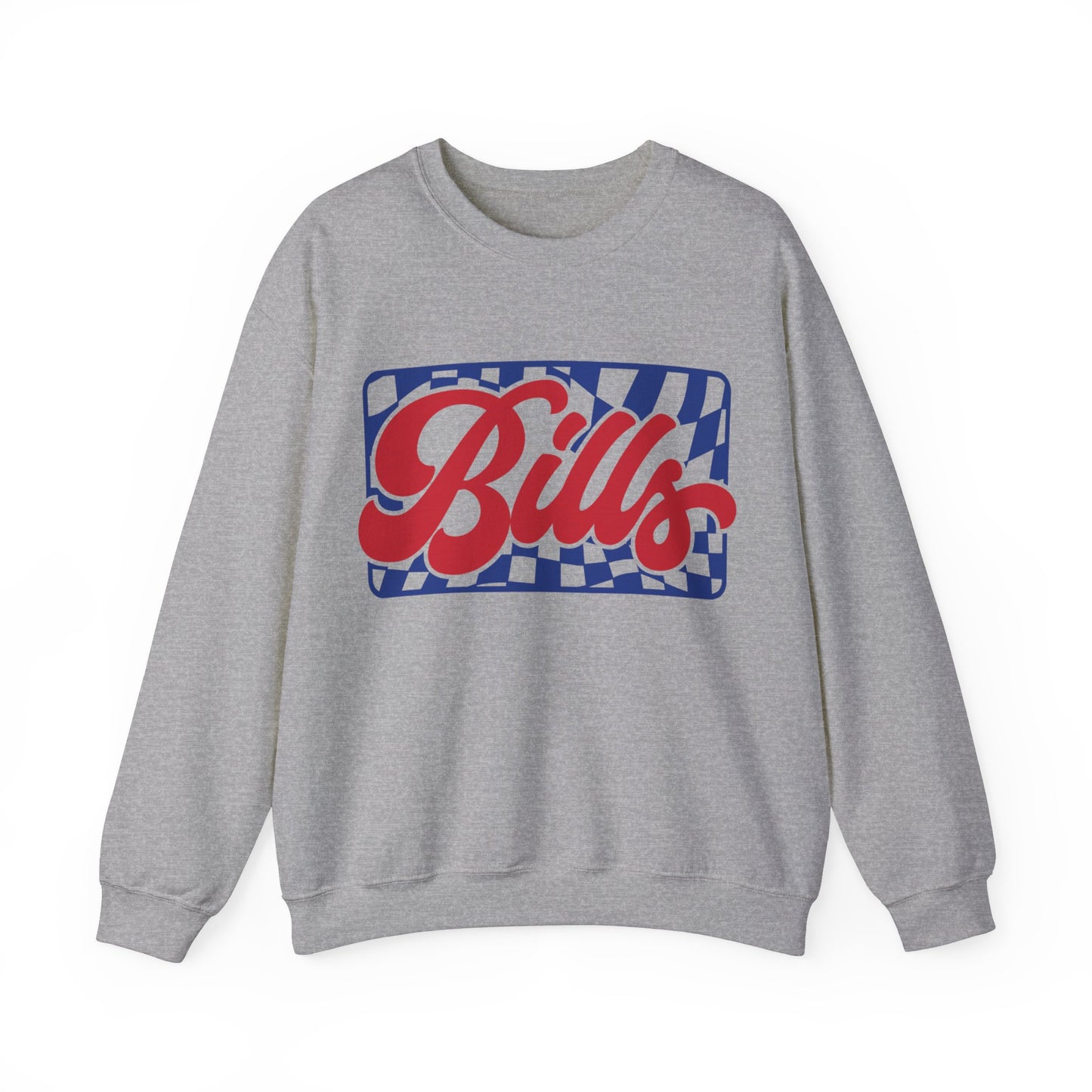 CHECKERED BILLS GAMEDAY CREWNECK SWEATSHIRT