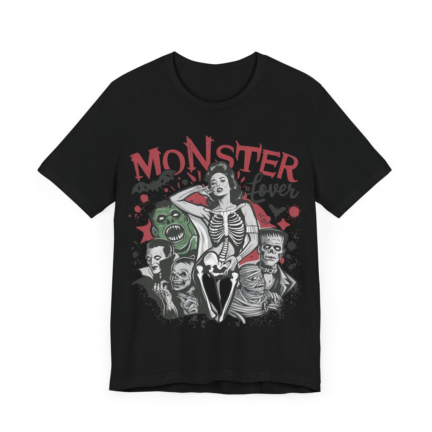 MONSTER LOVER HALLOWEEN GRAPHIC TEE