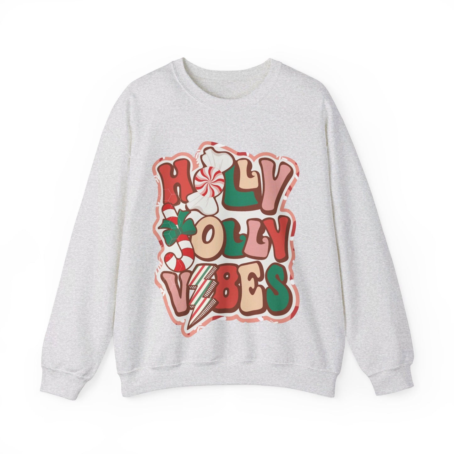 HOLLY JOLLY VIBES CREWNECK SWEATSHIRT