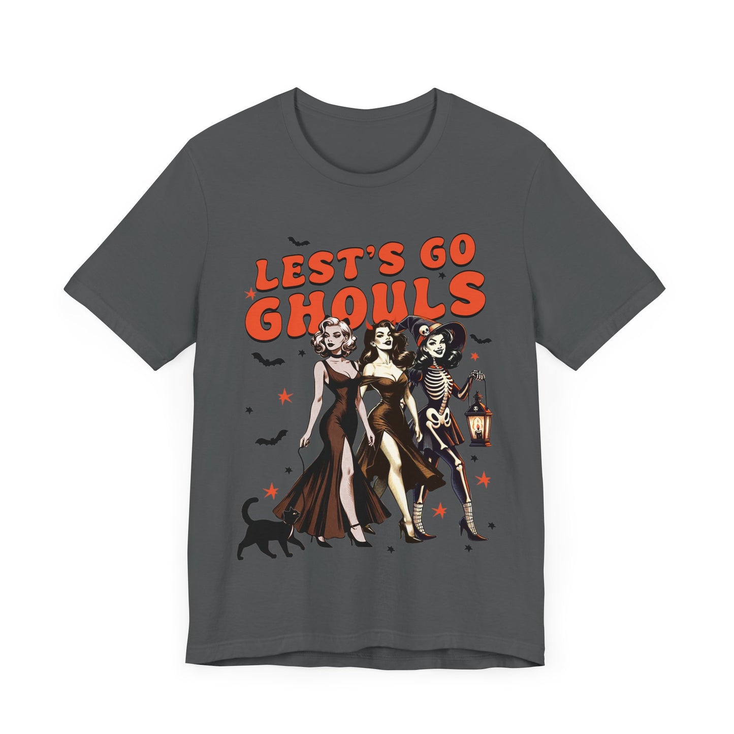LETS GO GHOULS HALLOWEEN GRAPHIC TEE