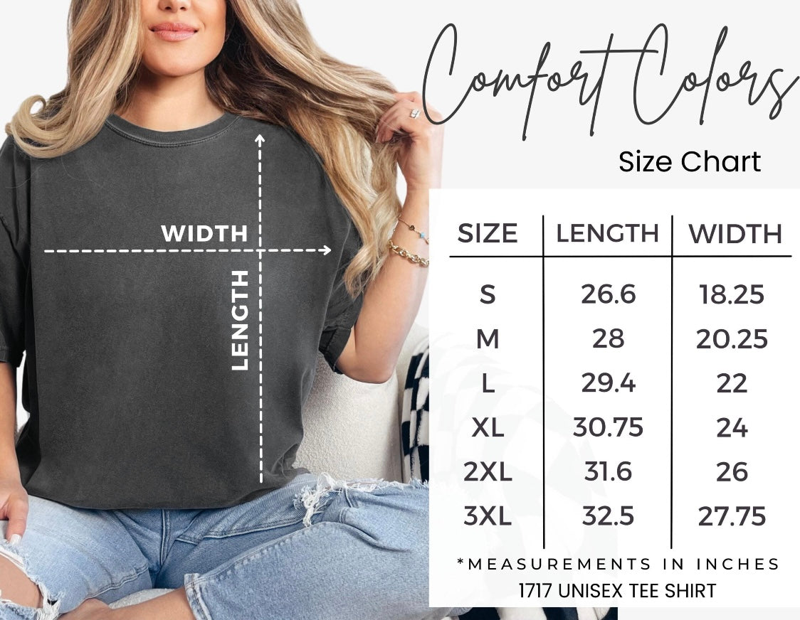 ‘TIL DEATH COMFORT COLORS TSHIRT