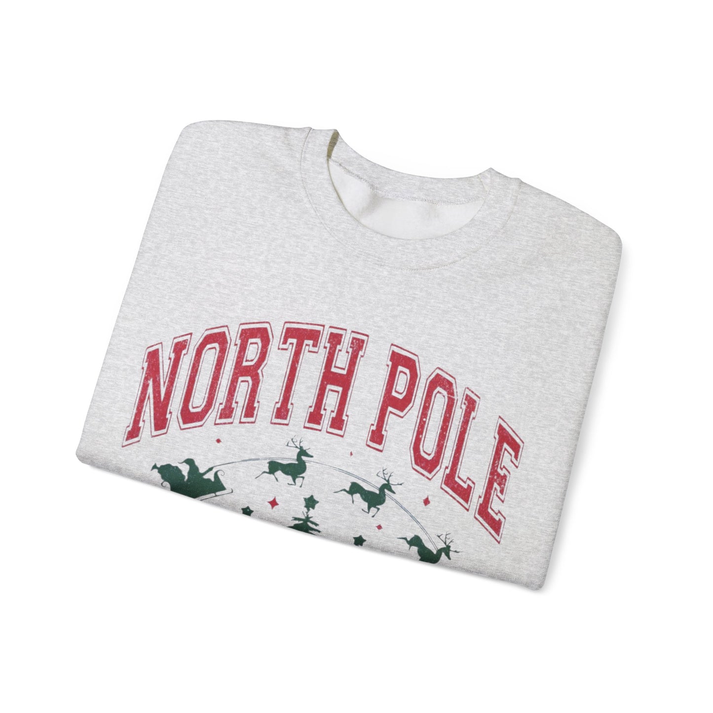 NORTH POLE UNIVERSITY CREWNECK SWEATSHIRT