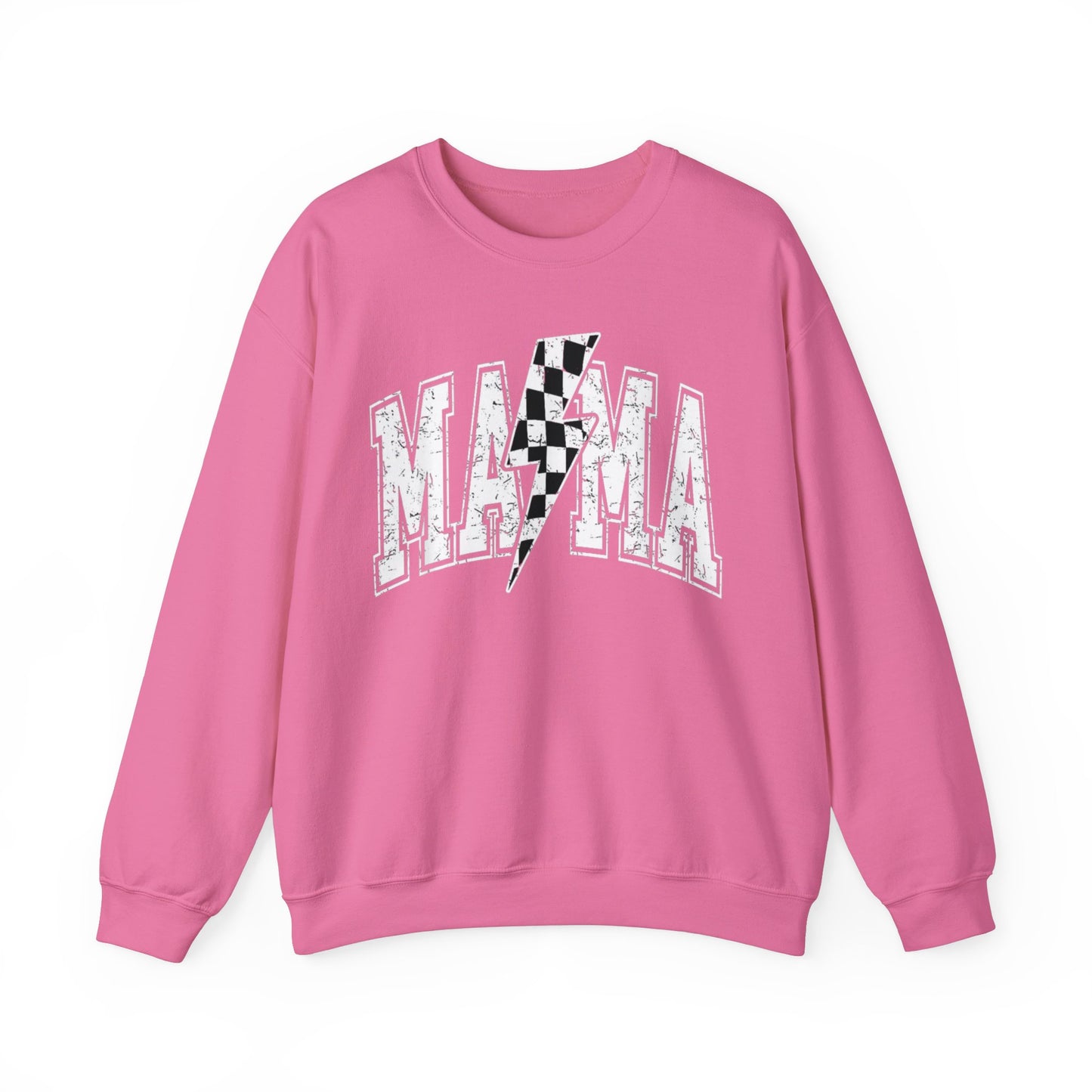 CHECKERED MAMA CREWNECK SWEATSHIRT