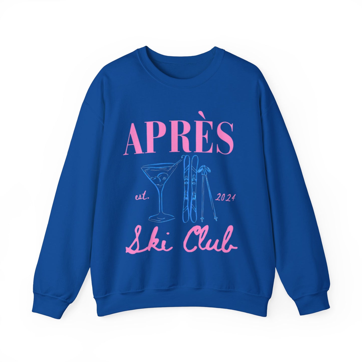 APRÉS SKI CLUB CREWNECK SWEATSHIRT