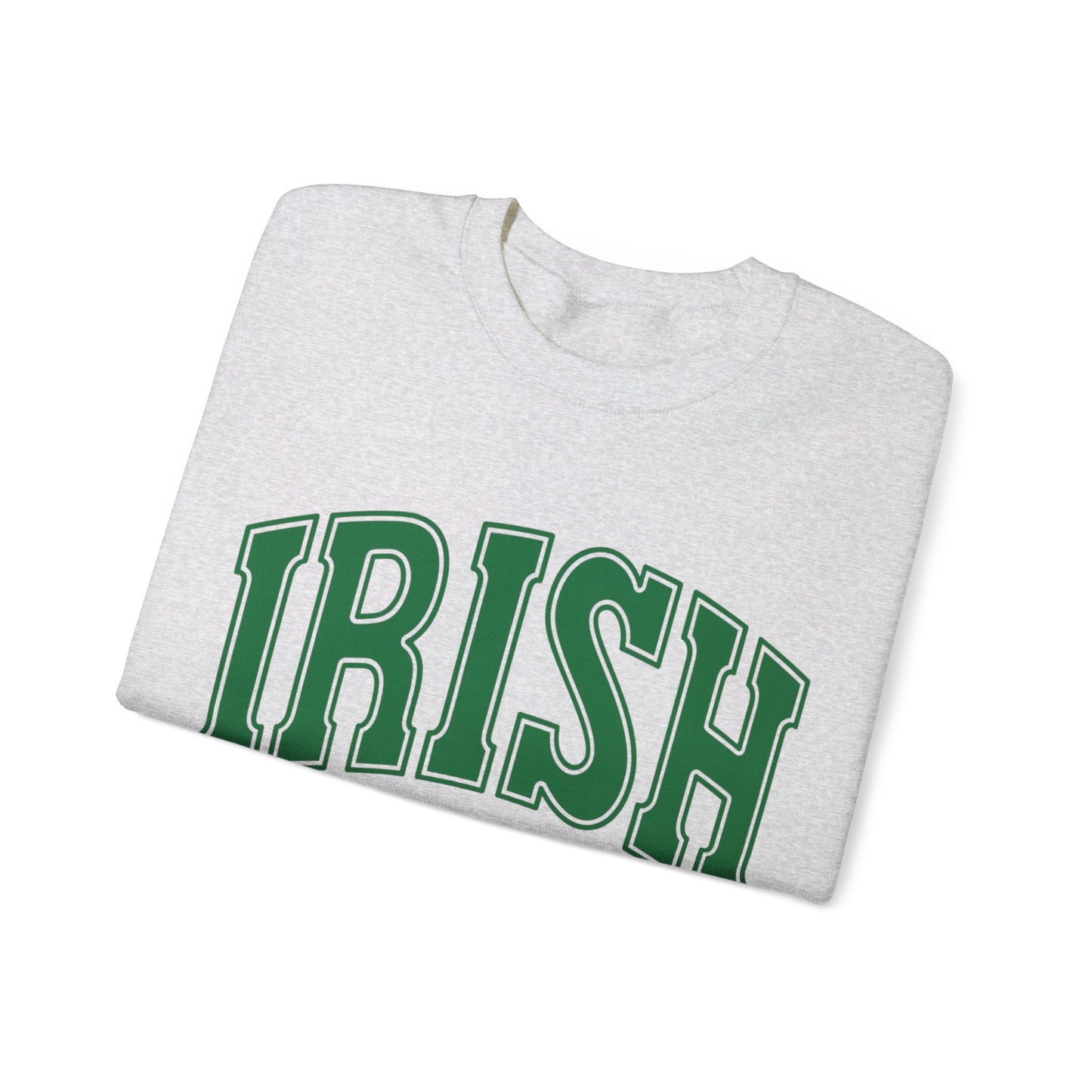 GREEN IRISH SHAMROCK CREWNECK SWEATSHIRT