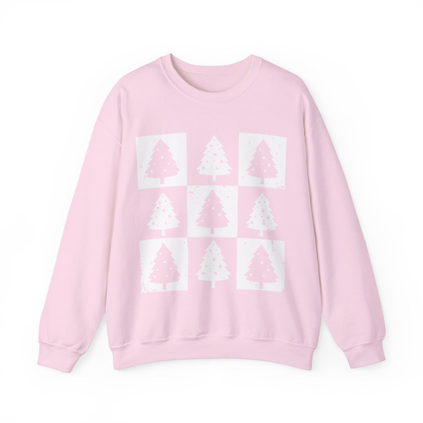 CHECKERED TREES CREWNECK SWEATSHIRT