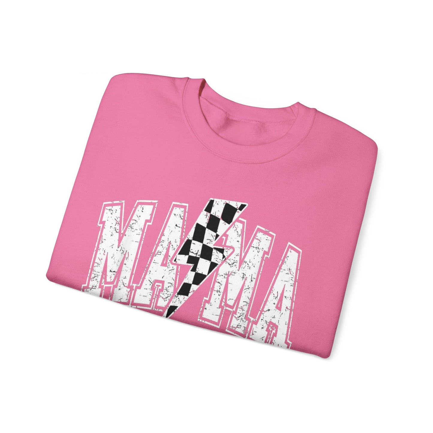 CHECKERED MAMA CREWNECK SWEATSHIRT