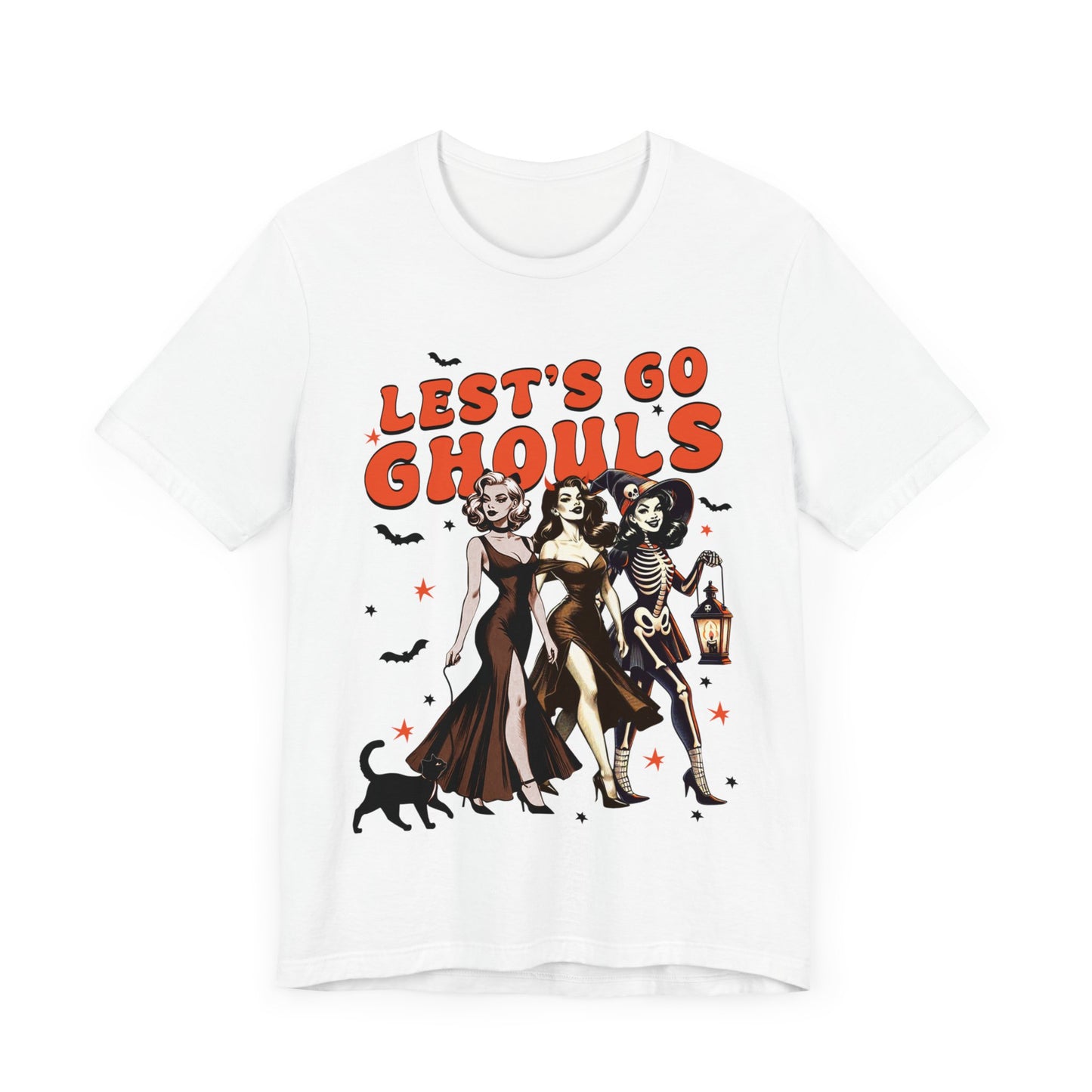 LETS GO GHOULS HALLOWEEN GRAPHIC TEE