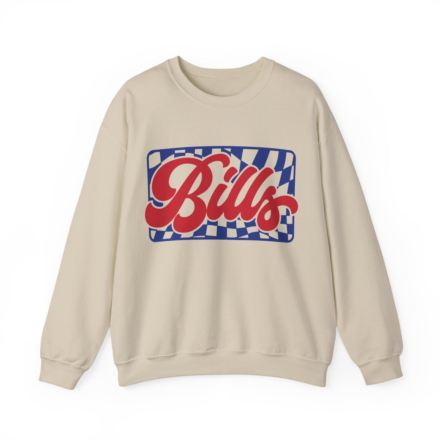 CHECKERED BILLS GAMEDAY CREWNECK SWEATSHIRT