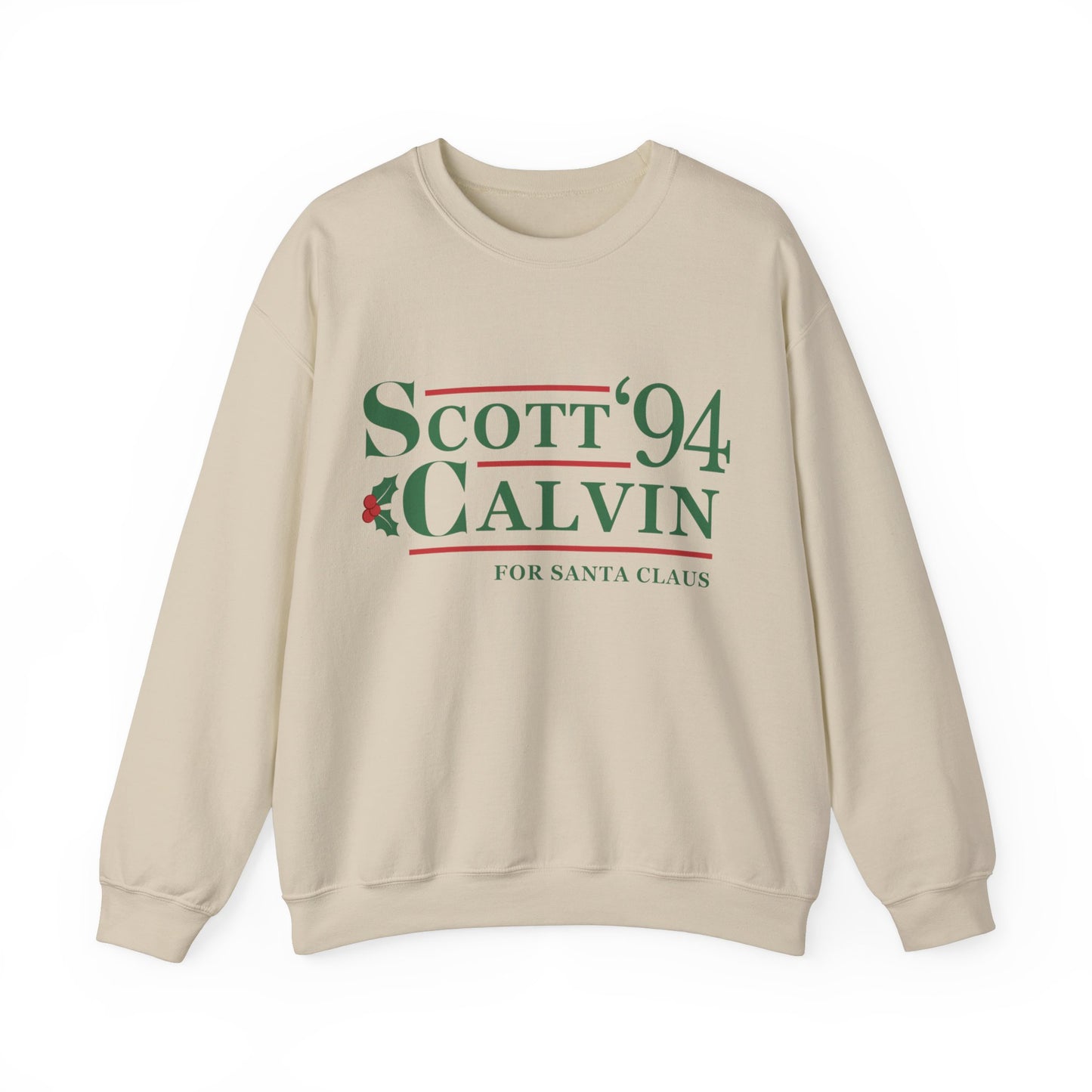 SCOTT CALVIN FOR SANTA CLAUSE CREWNECK SWEATSHIRT