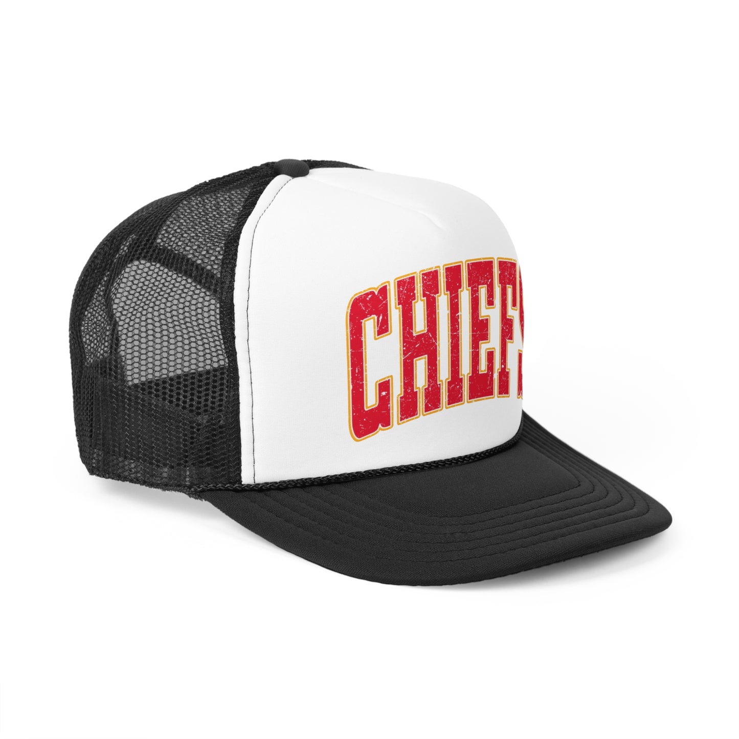 DISTRESSED CHIEFS FOOTBALL TRUCKER HAT