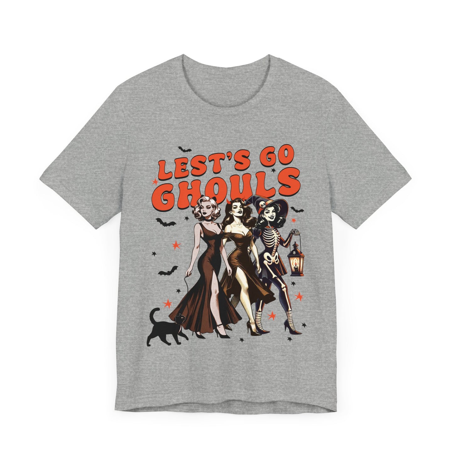 LETS GO GHOULS HALLOWEEN GRAPHIC TEE