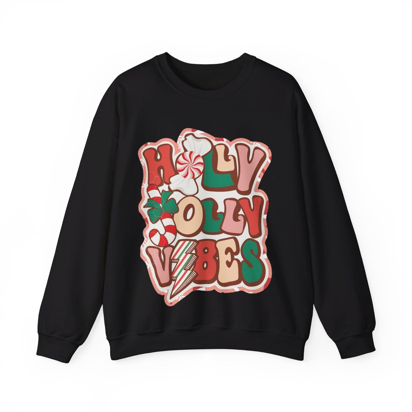 HOLLY JOLLY VIBES CREWNECK SWEATSHIRT