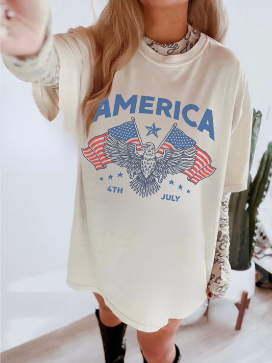 AMERICA 4TH GRAPHIC TEE