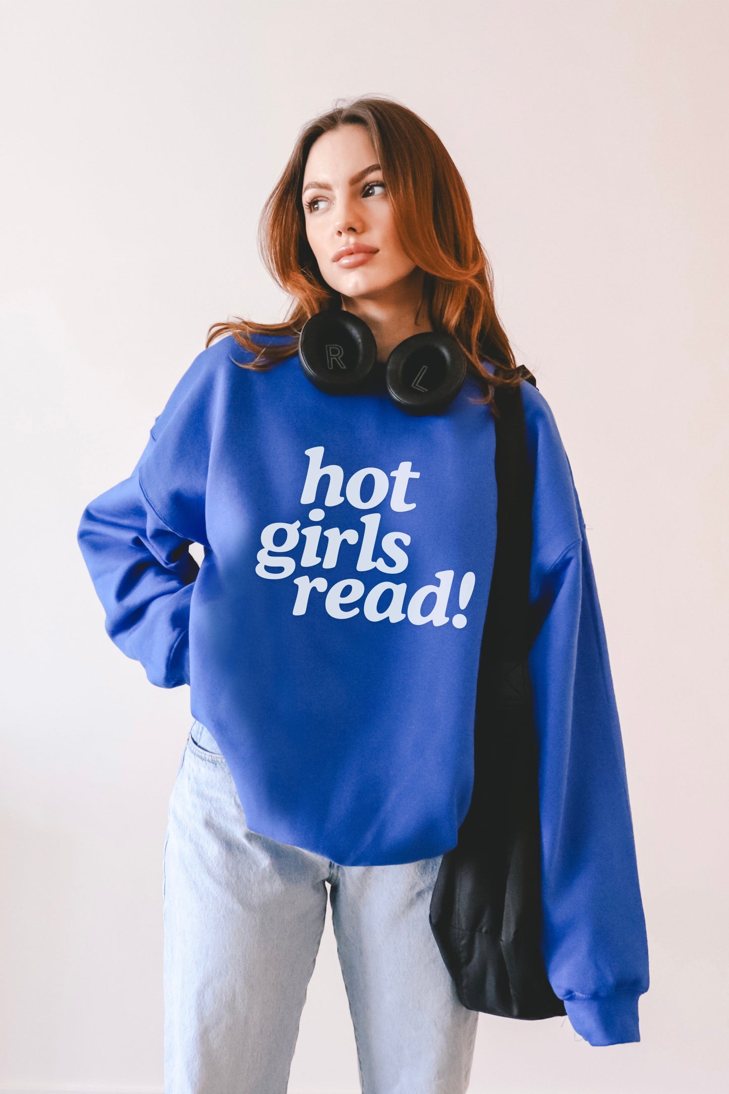 HOT GIRLS READ CREWNECK SWEATSHIRT