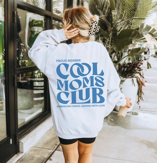 COOL MOMS CLUB CREWNECK SWEATSHIRT