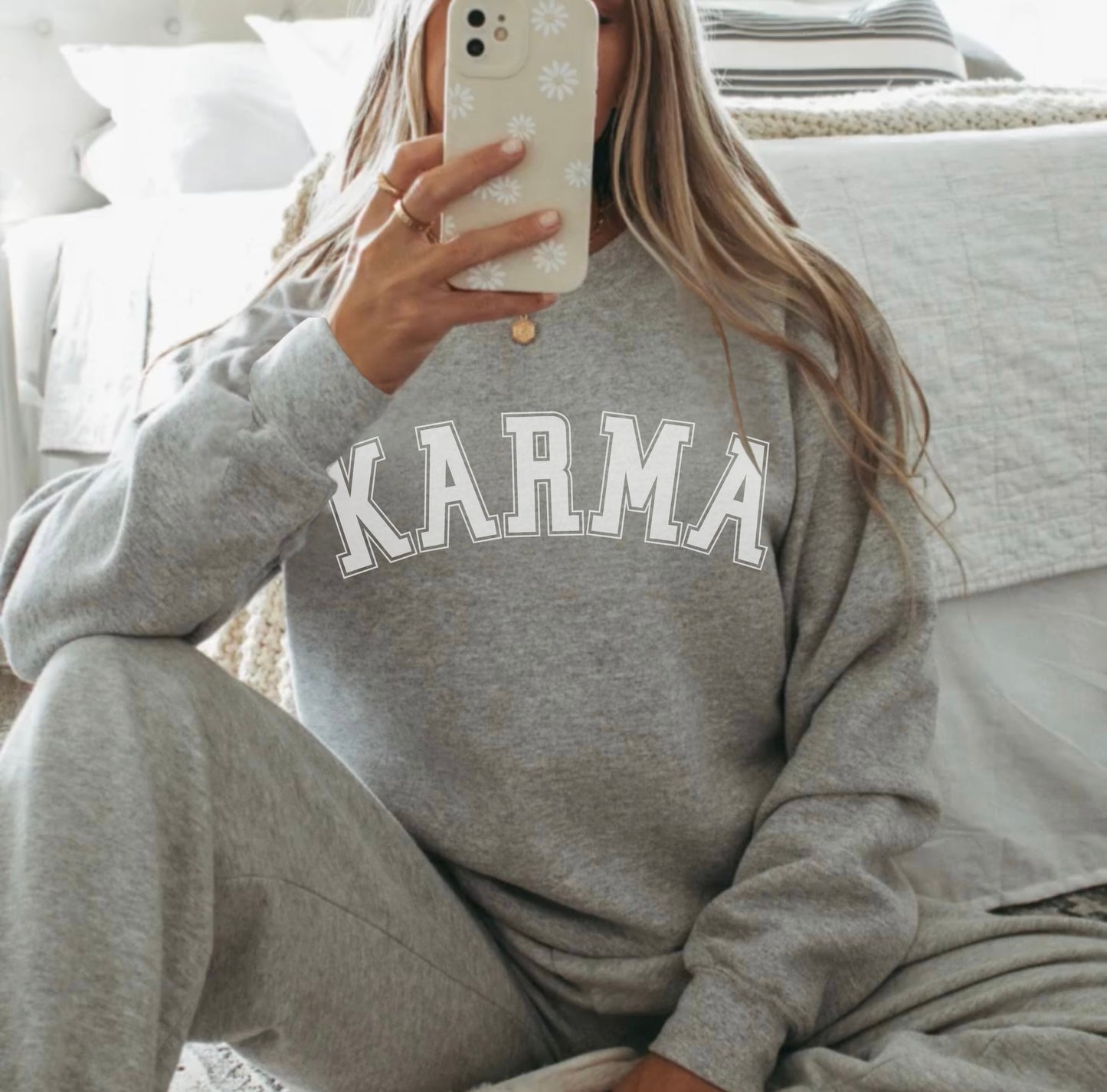 KARMA CREWNECK SWEATSHIRT