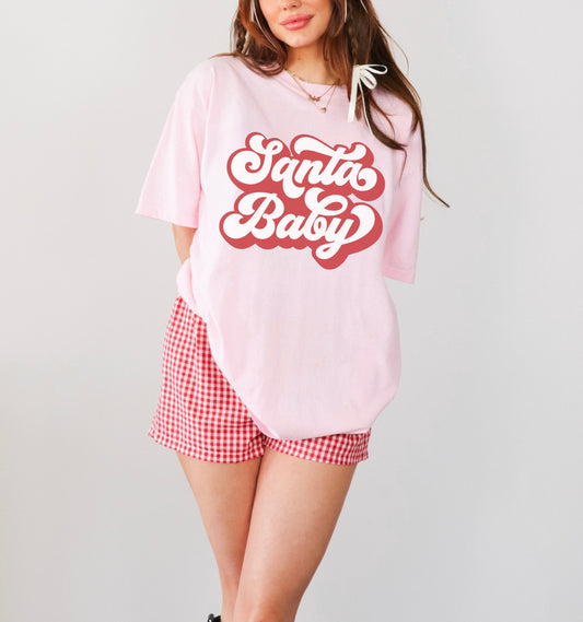 SANTA BABY GRAPHIC TEE