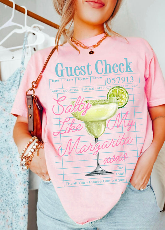 SALTY LIKE MY MARG VACATION GRAPHIC TEE