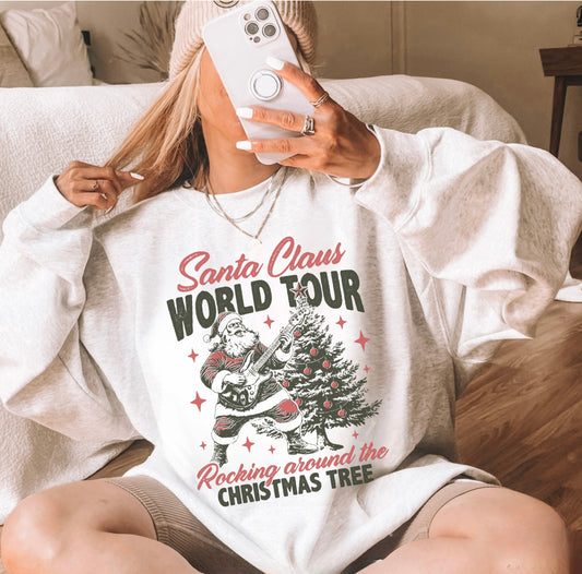 SANTA CLAUS WORLD TOUR CREWNECK SWEATSHIRT