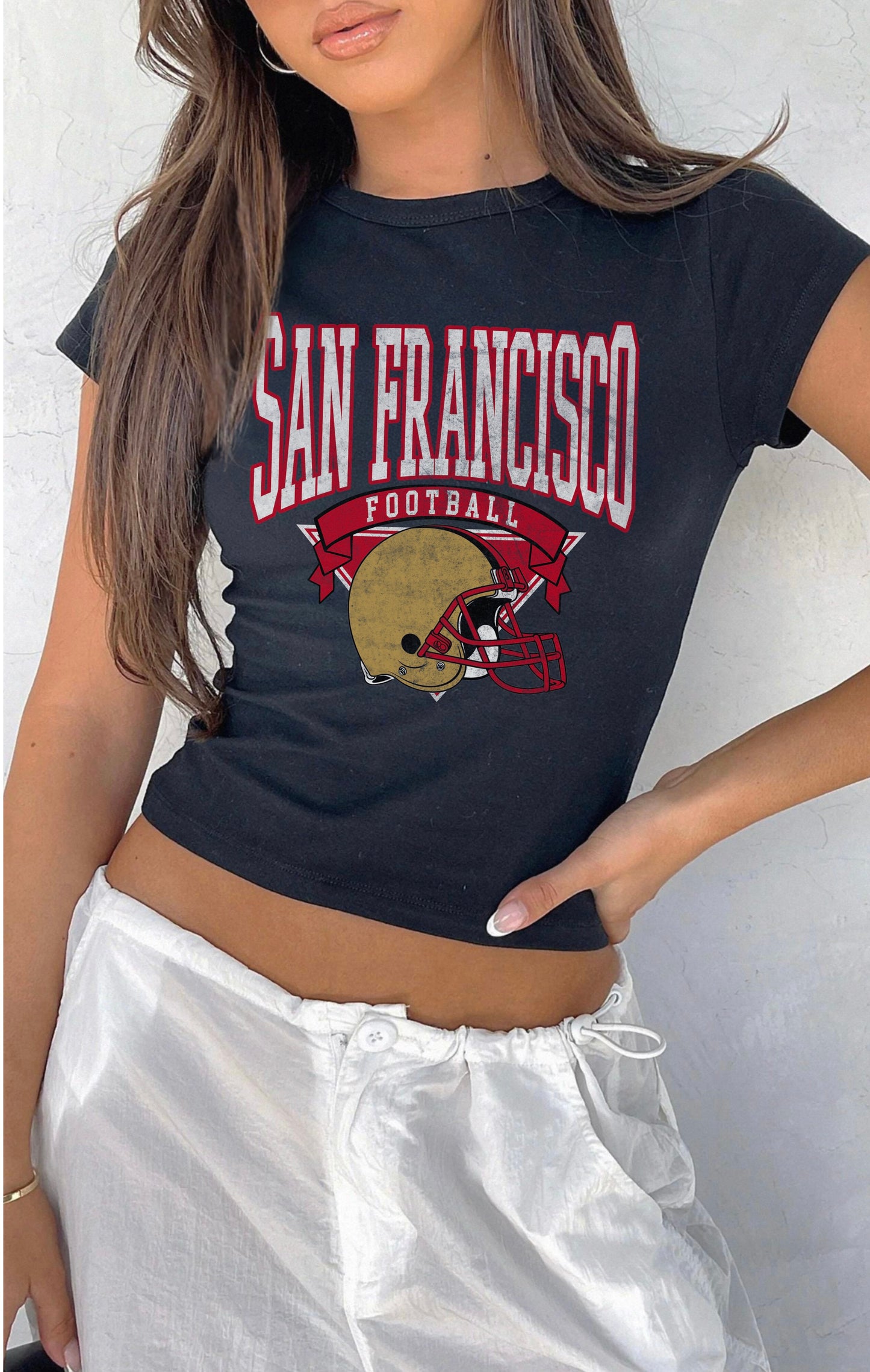 VINTAGE SAN FRANCISCO FOOTBALL 90s BABY TEE